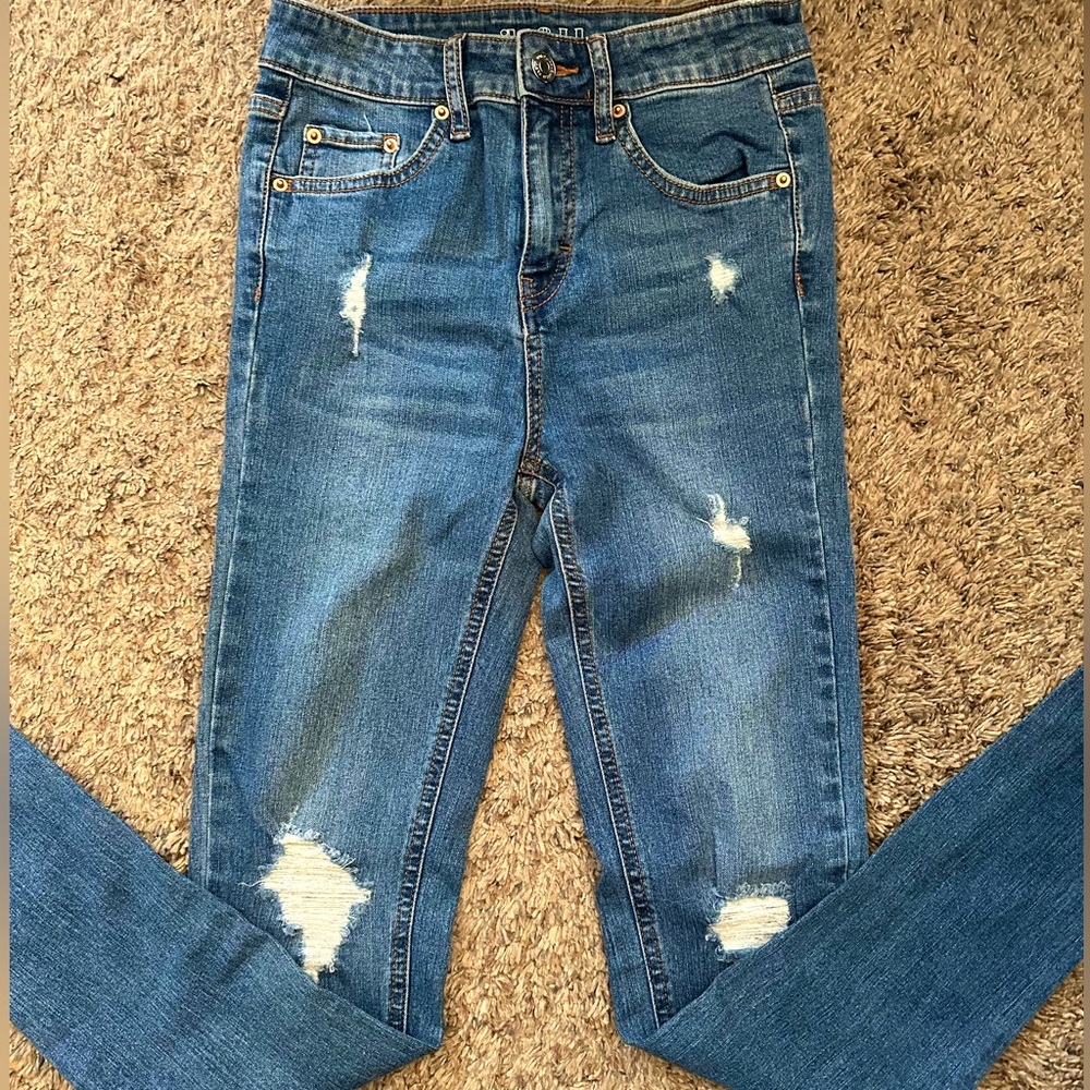 Wild Fable - blue denim skinny jeans